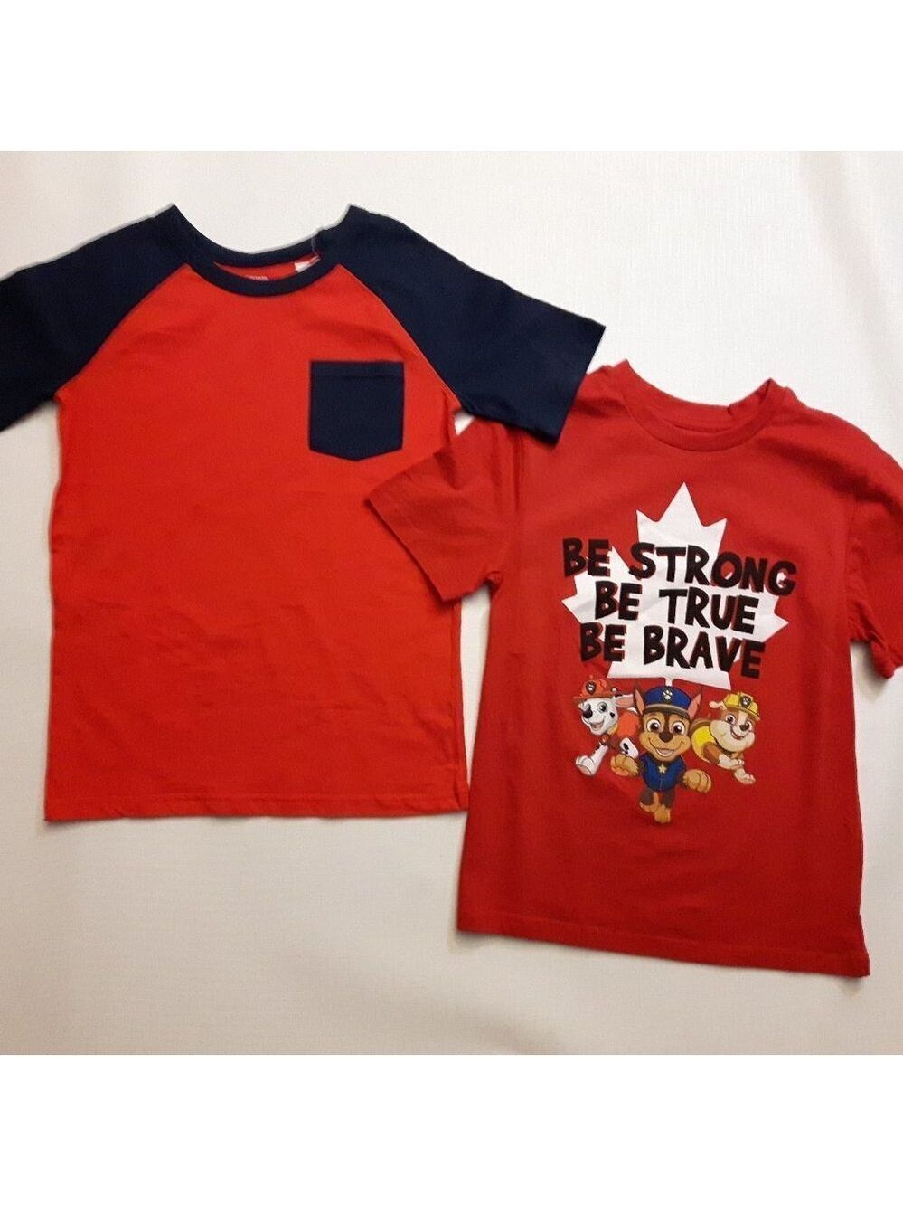 Paw Patrol t-shirt Boys t-shirt lot Paw Patrol Pocket M 7/8 LOT